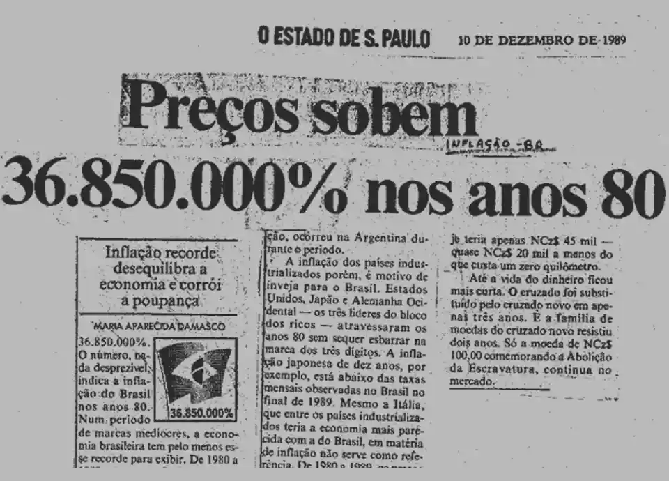A inflação atingiu níveis absurdos, corroendo o poder de compra e gerando incerteza